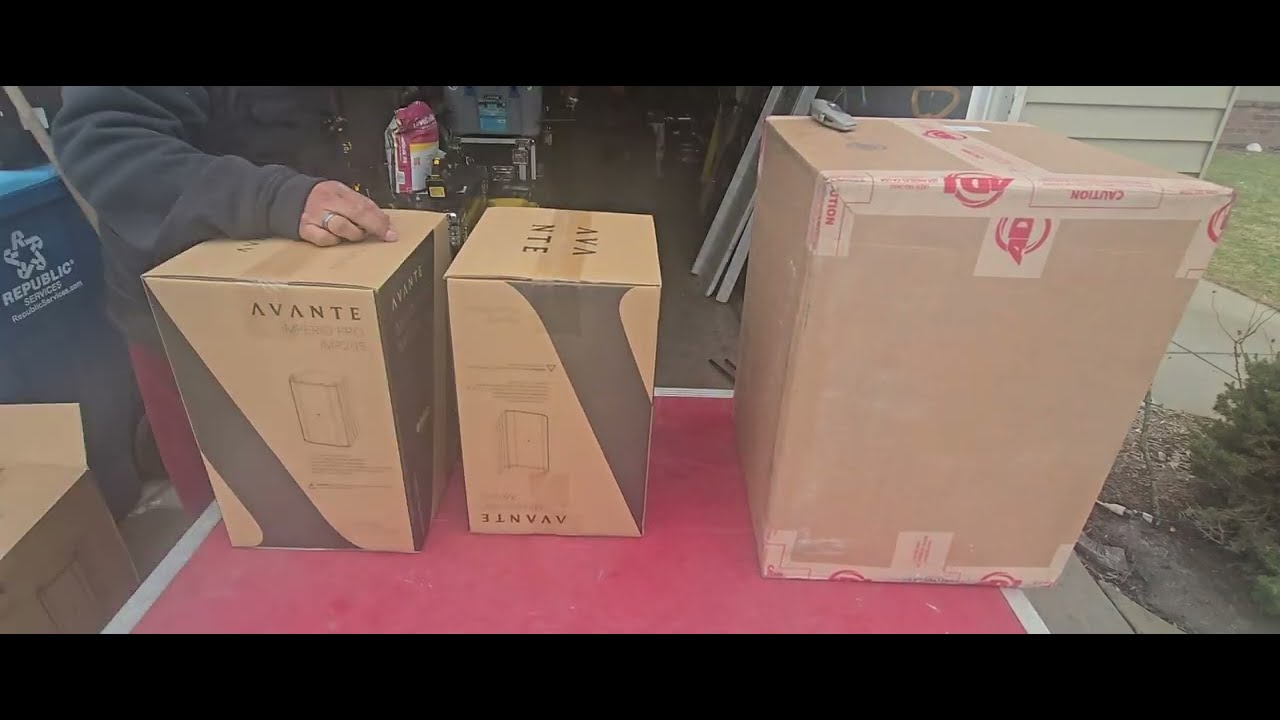 NUEVAS BOCINAS. AVANTE IMPERIO PRO PARA EL SONIDO