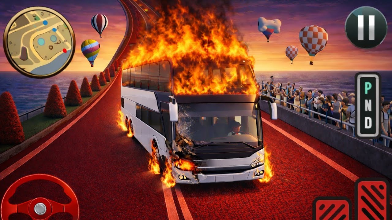 Mega Ramp Sport Bus 🚌 Racing 3D  - Extreme Car Stunts -Android Gameplay