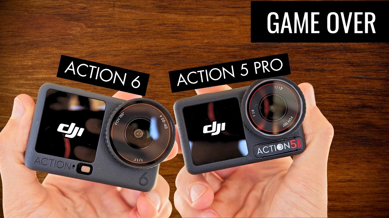 DJI ACTION 6 против ACTION 5 PRO: не покупайте не то!