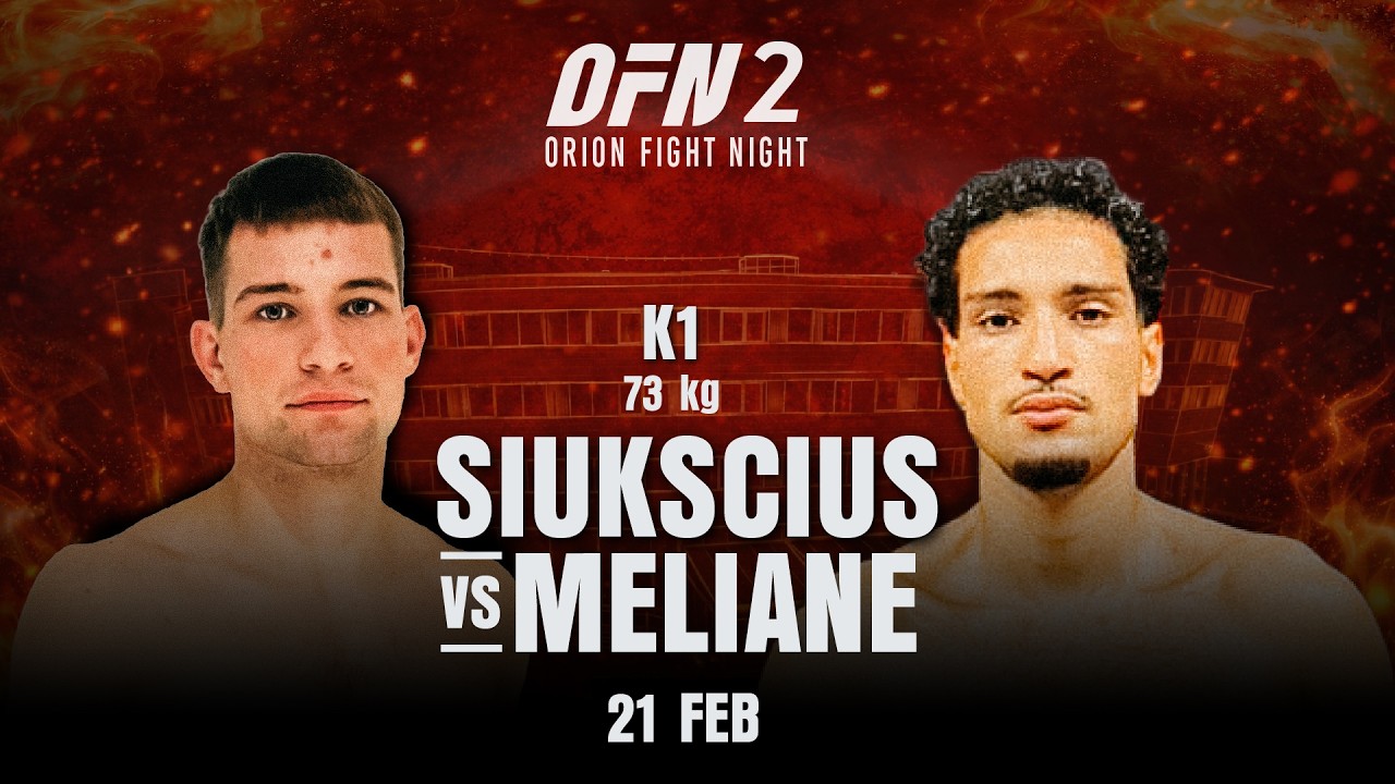 Martynas Siukscius VS Josef Meliane | Orion Fight Night 2 | K-1 Full Fight