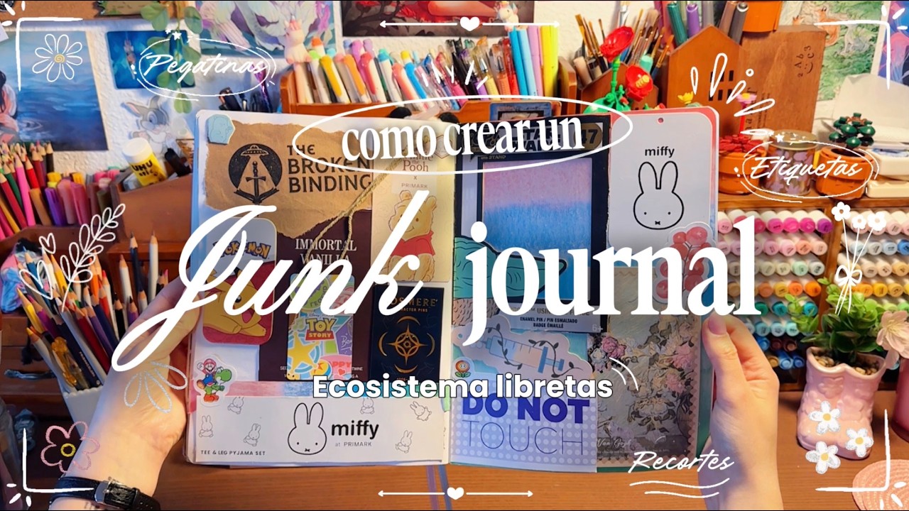 Cómo empezar en el journaling | junk journal, recortes, pegatinas