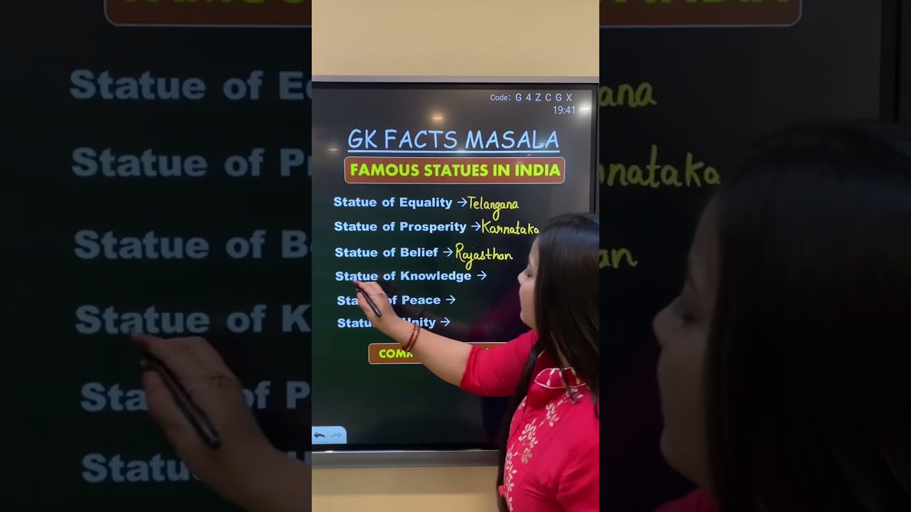 Famous statues in India Gk 👍 #youtubeshorts #trending #gkshorts #viralgk #shortsfeed #gkfacts #gk