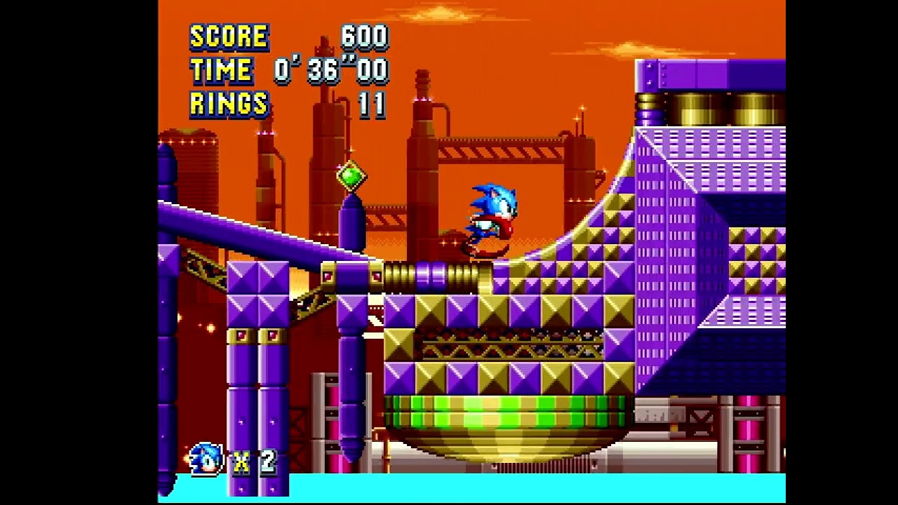 Sonic Mania for Dreamcast - Oil Ocean