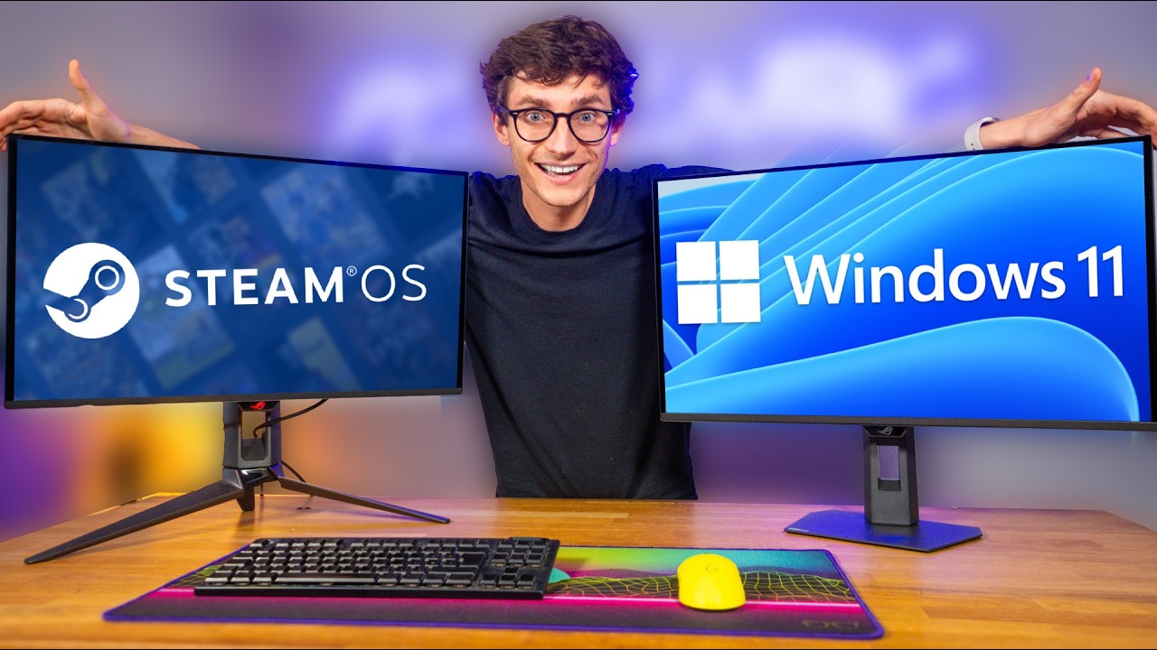 Steam OS против Windows 11... на игровом ПК!
