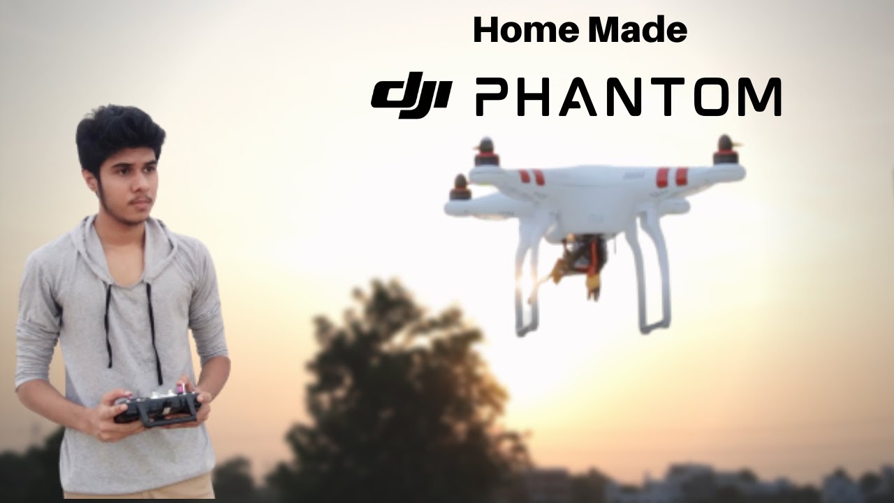 How To Make A Homemade Dji Phantom Drone | Drone Build In India | @OmHobby UAV