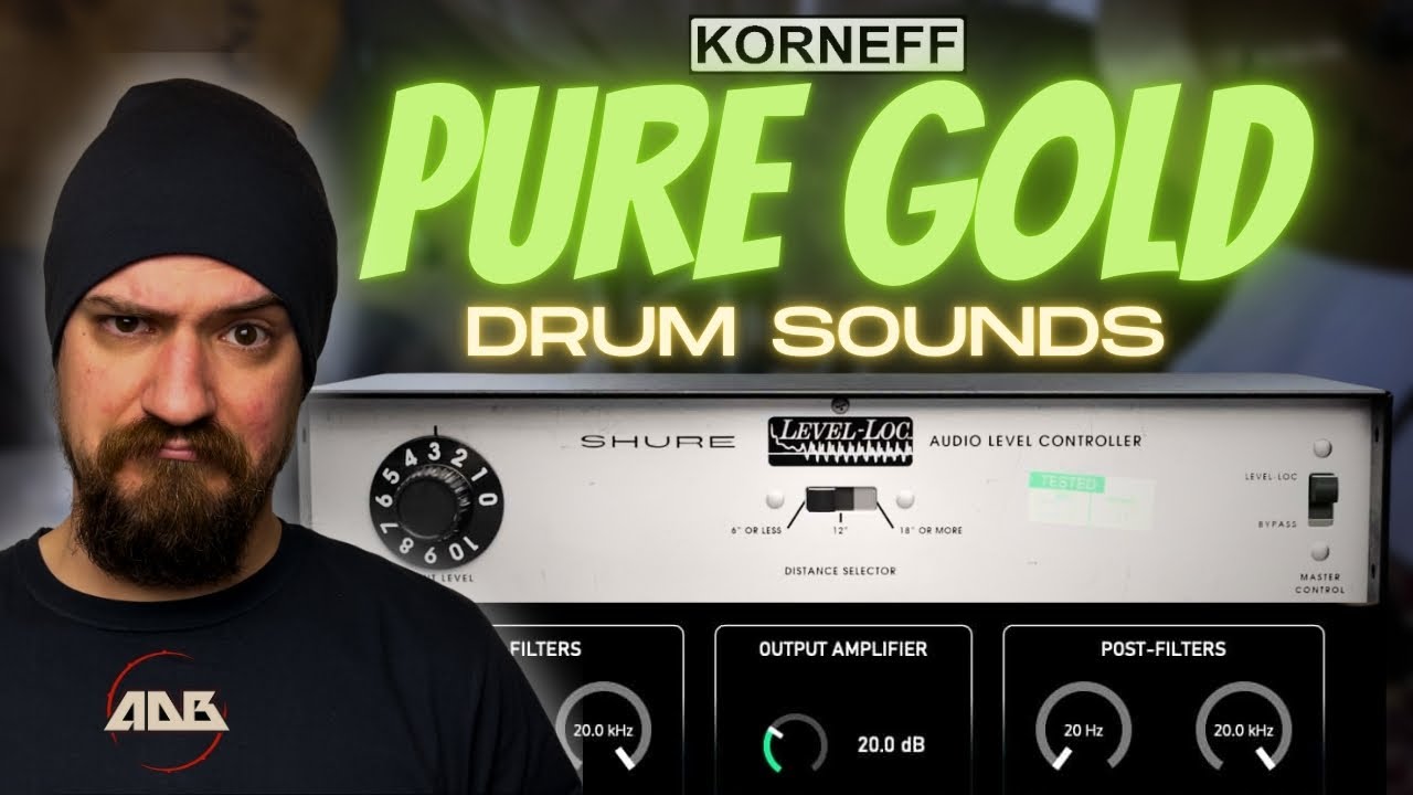 Beyond Compression: Pure Gold Drum Sound with the Korneff Level Loc