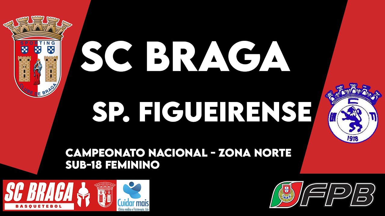 SCBraga vs Sporting Figueirense | Campeonato Nacional - 1ªFase - Zona Norte | Sub-18 Feminino