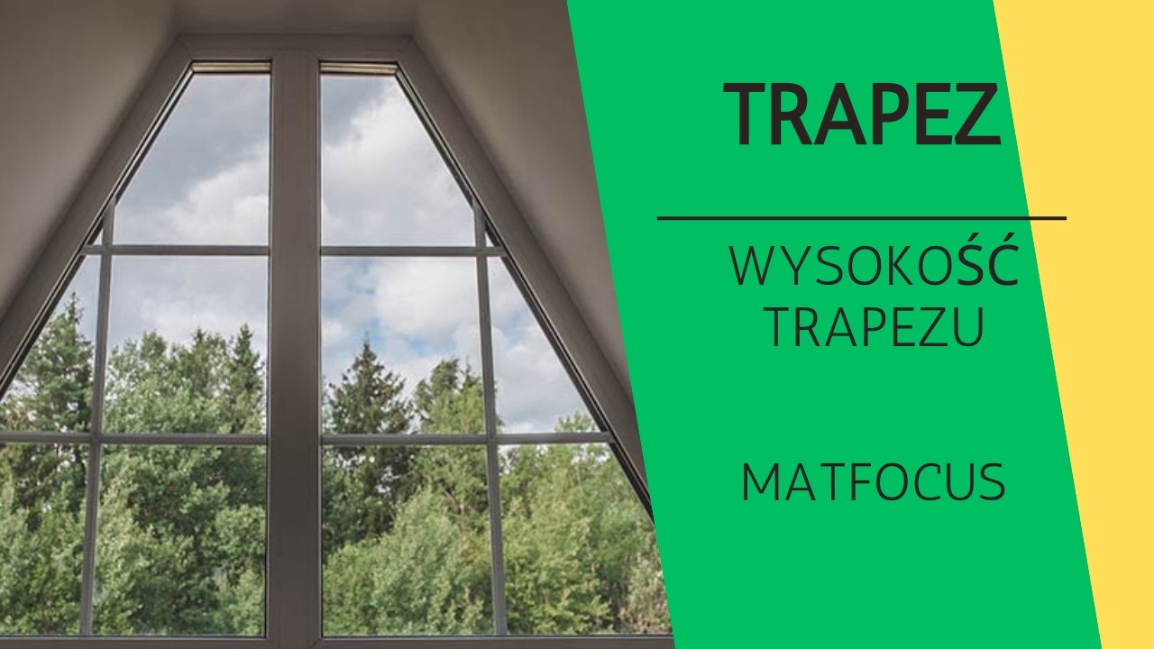 Geometryczne zadanie - Wysokość trapezu