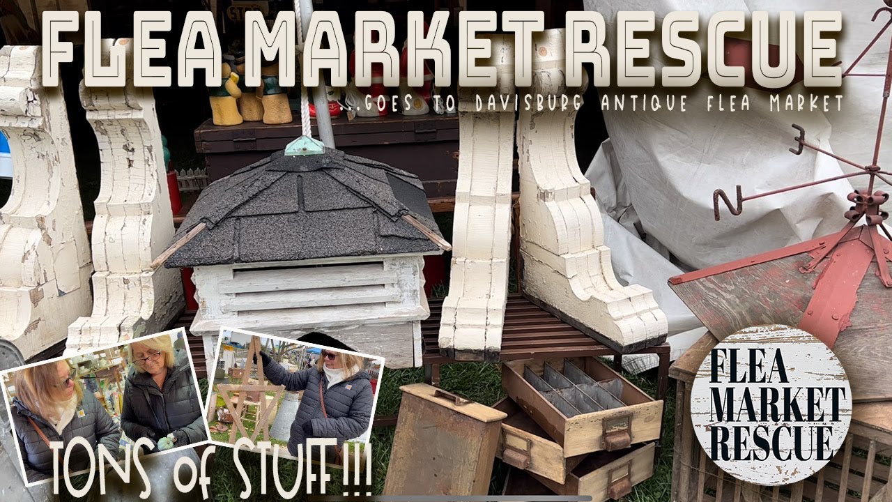 COME SHOP WITH ME AT DAVISBURG ANTIQUE SHOW AND FLEA MARKET 2022