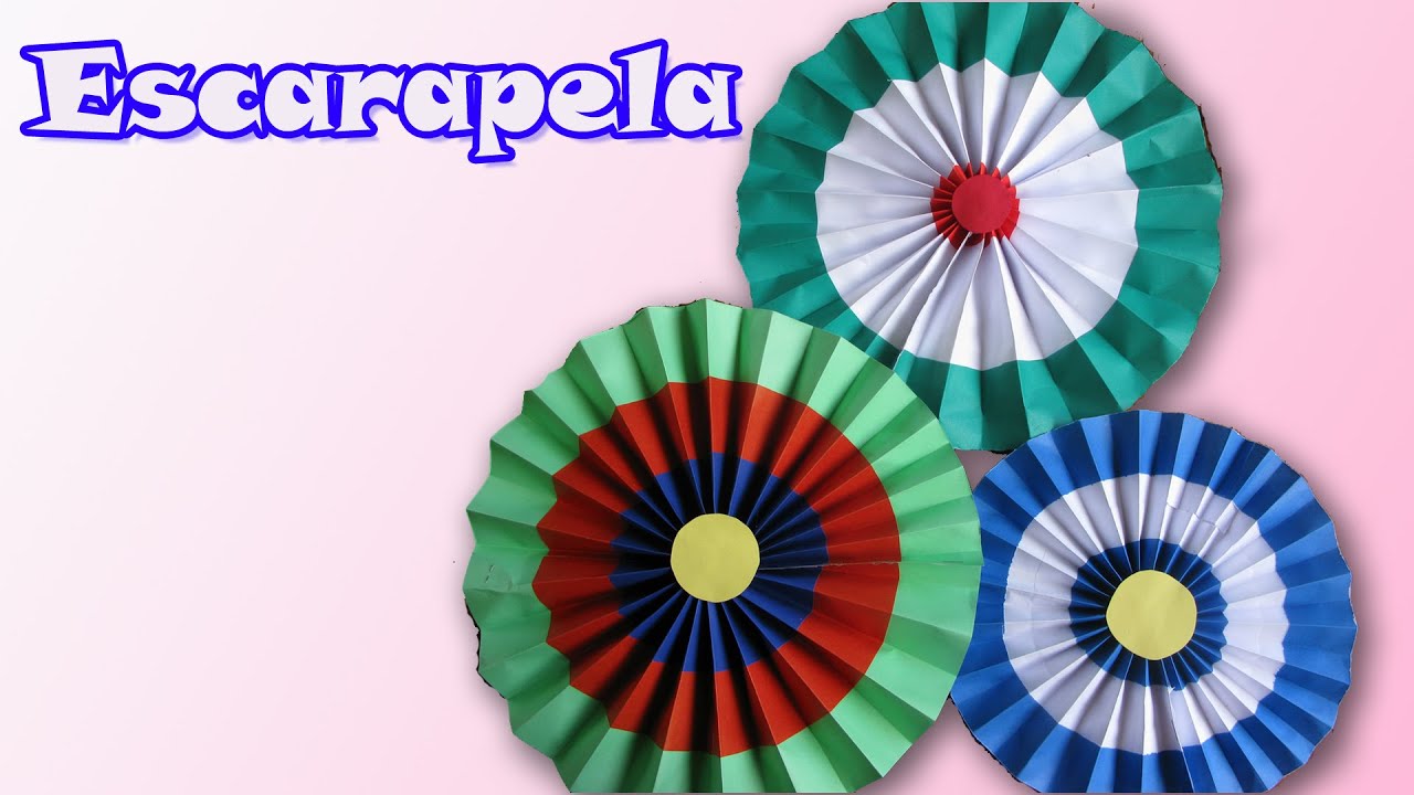 Roseta o Escarapela - Adorno Fiestas Patrias - Manualidades para todos