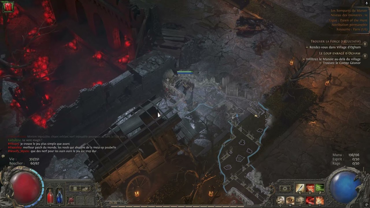 Path of exile 2, Huntress demo end of act 1, start of act 2