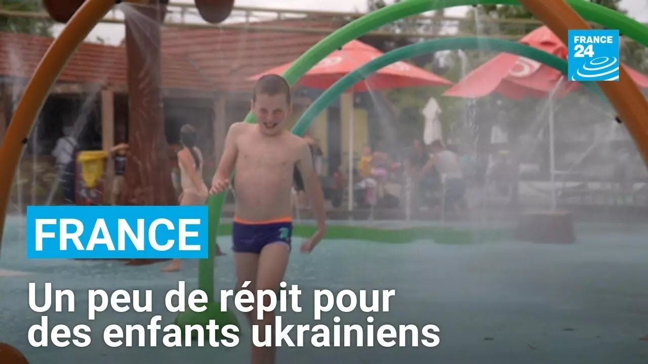 Loin de la guerre, un peu de répit en Alsace pour des enfants ukrainiens • FRANCE 24