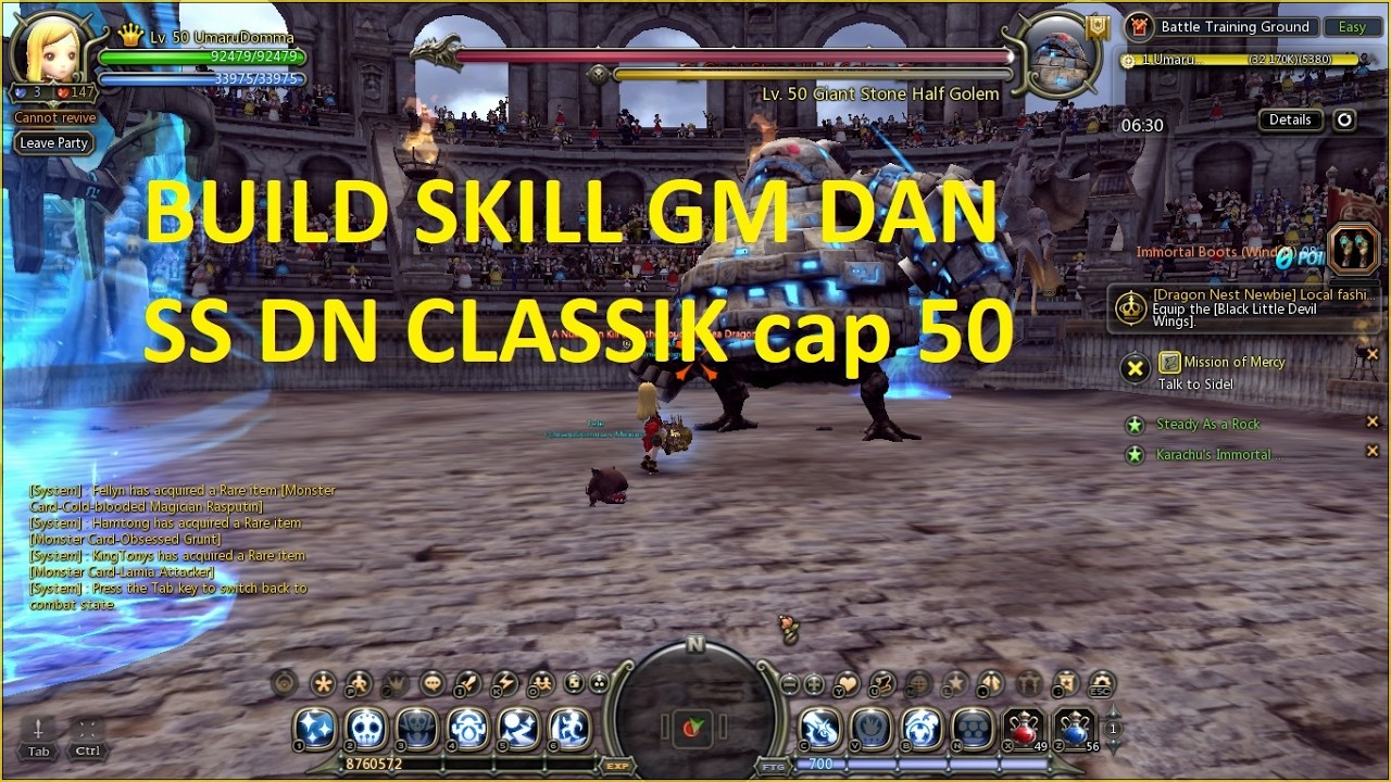 BUILD SKILL GM & SS DN CLASSIK CAP 50