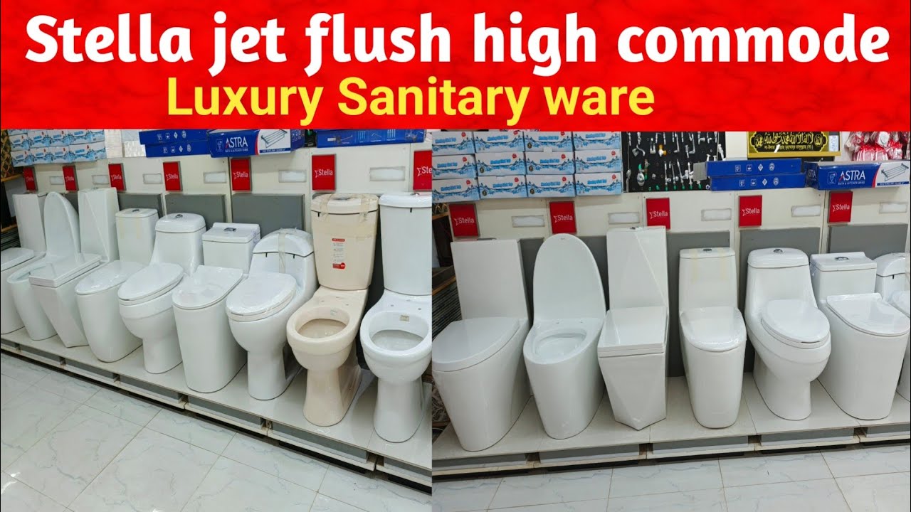 Stella jet flush high commode। Luxury Sanitary ware 2025