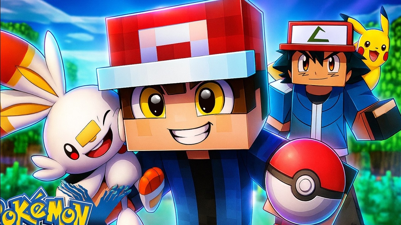 Minecraft : Pokemon X LEGENDS ! O FILME  O FILHO de ASH e A FUSÃO POKÉMON !