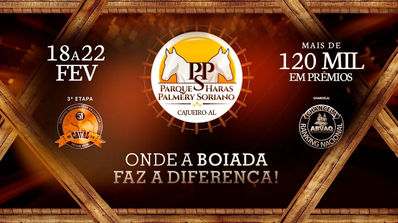 3ª ETAPA  CAVAL PQ. HARAS PALMERY SORIANO / CAJUEIRO - AL CLASSIFICAÇÃO PROFISSIONAL