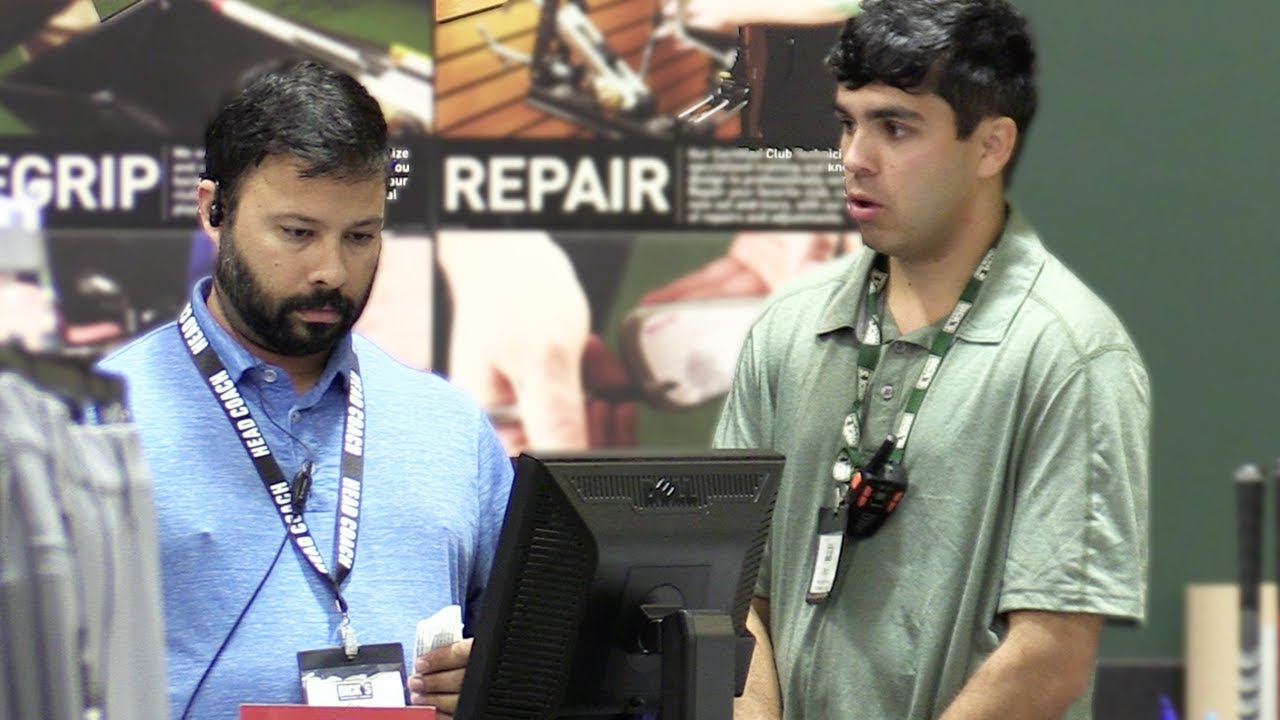 Fake Dick's Sporting Goods Employee Prank!