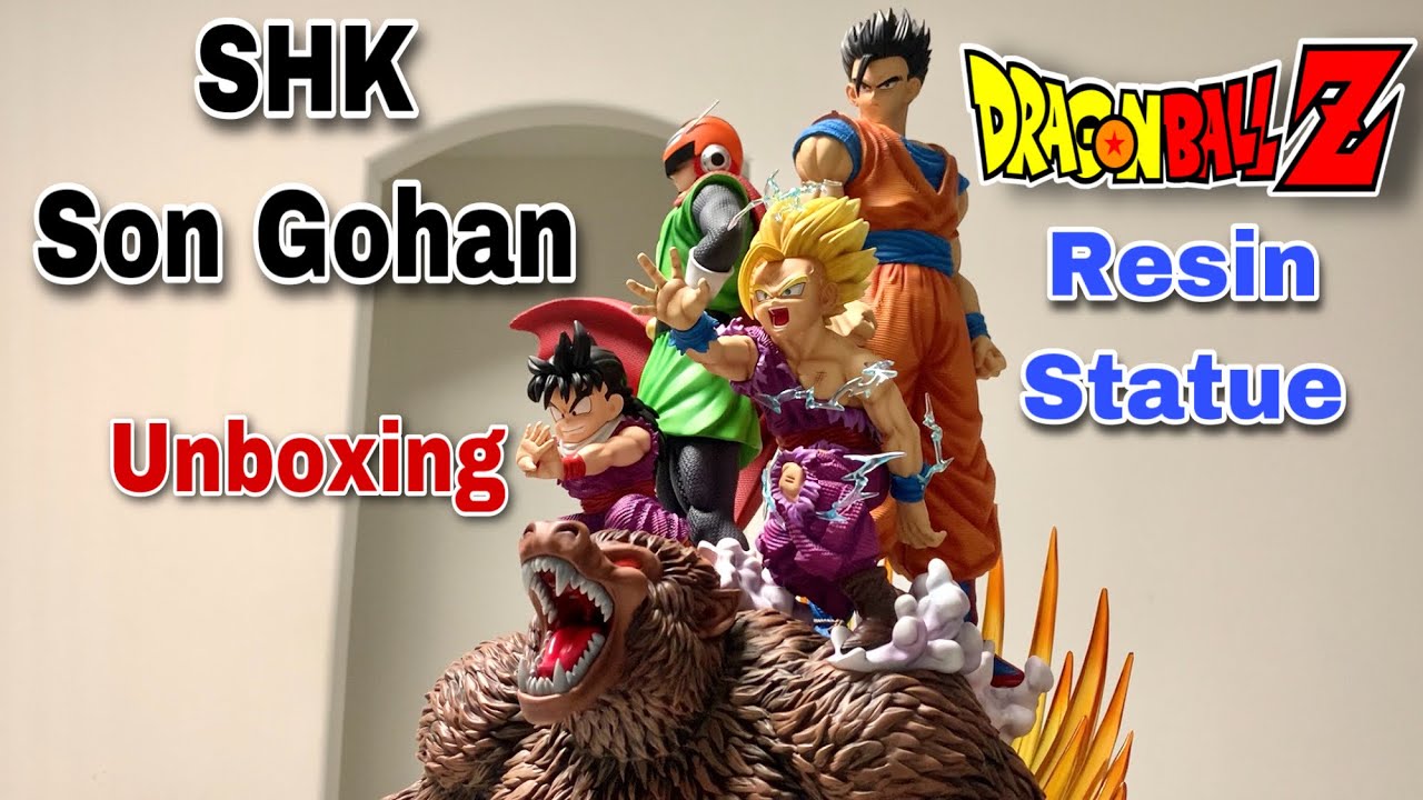 Unboxing SHK Gohan Dragon Ball Z Resin Statue