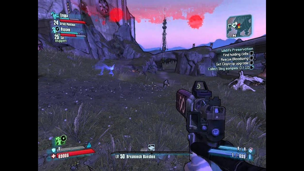 Borderlands 2 - Finding and killing Pimon and Tumbaa