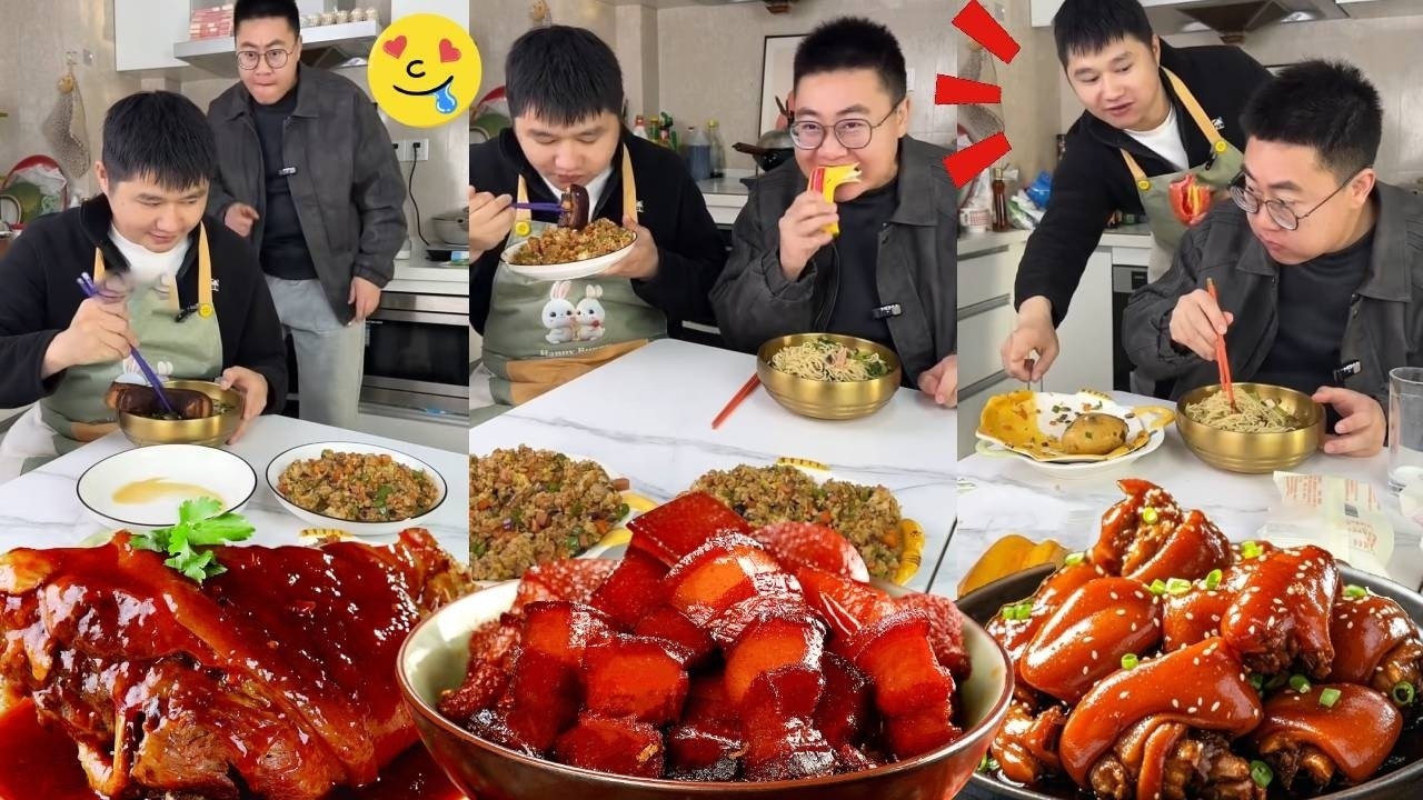 My stingy brother thought he was getting braised pork, but I ate it all!