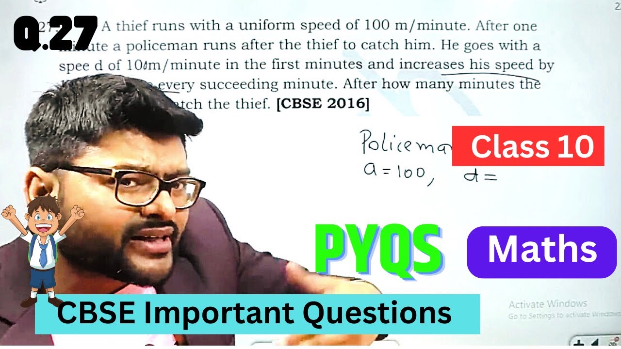 A thief runs with a uniform speed of 100 m/minute. After one minute a policeman runs after the thief