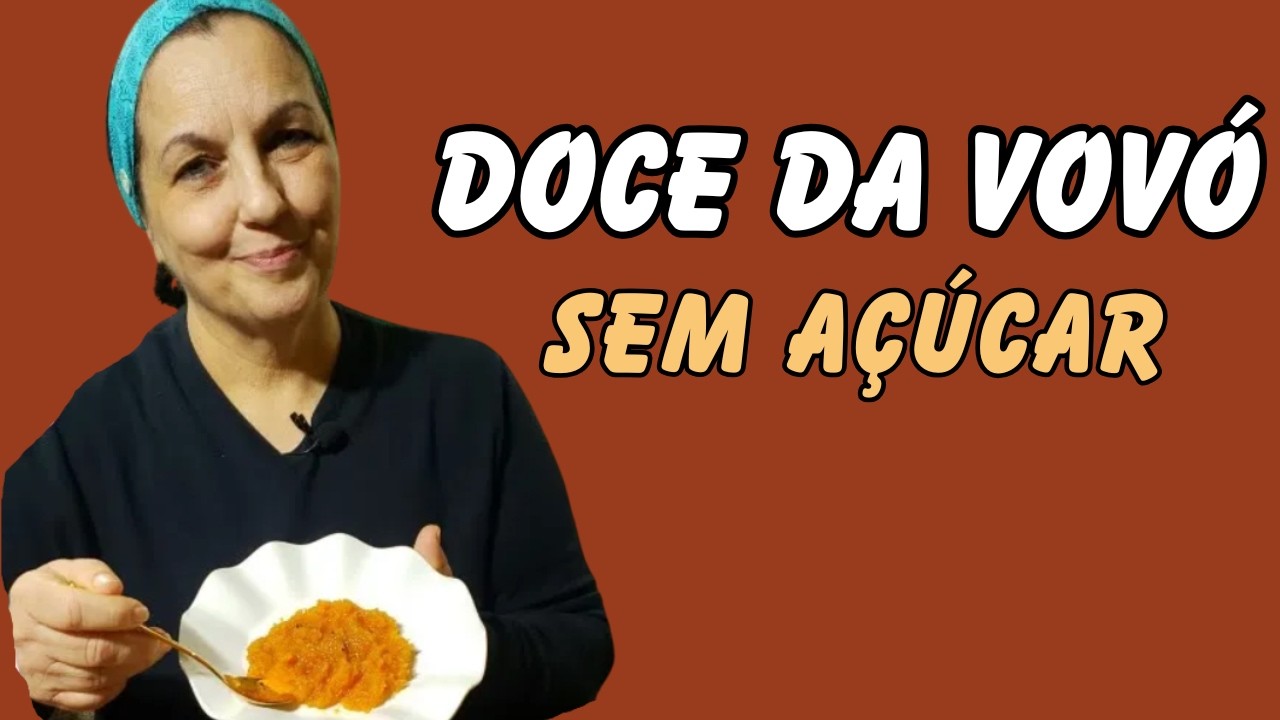Um CLÁSSICO perfeito: DOCE de ABÓBORA ZERO AÇÚCAR (diet)