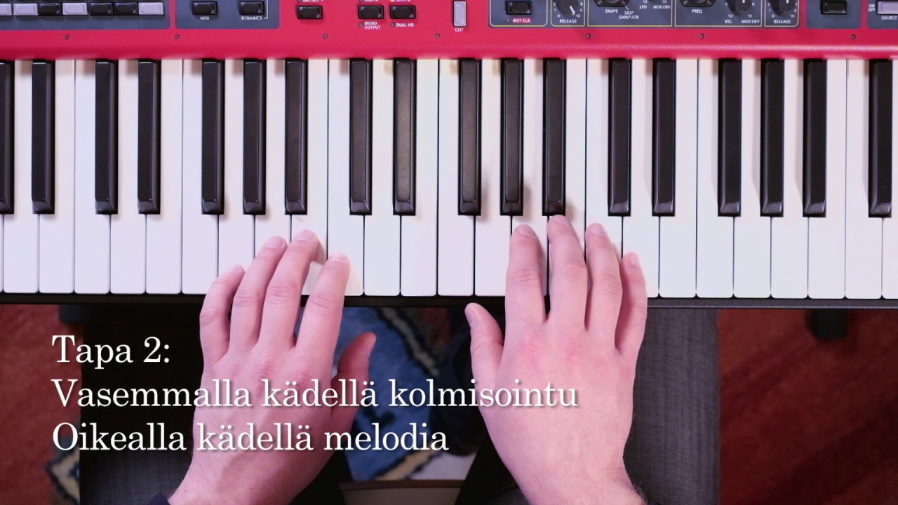 Pianotuubi - Komppauksen alkeet 2: Kolme erilaista komppitapaa