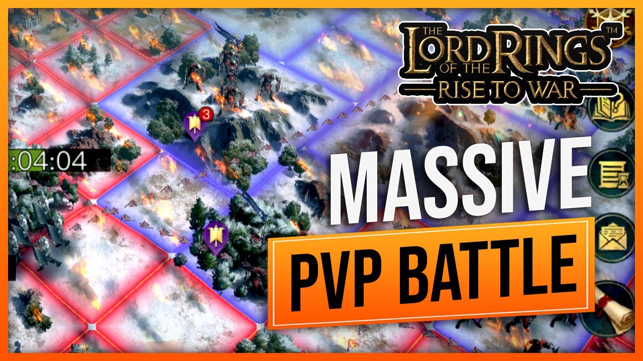 Large Scale PVP Fight - Angmar vs Gondor | LOTR: Rise to War