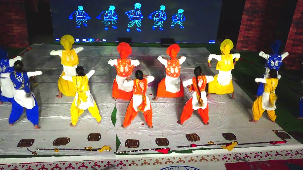 18. Bhangra Dance S.N.S.P. SCHOOL LADWA #J D STUDIO LADWA 8053763006