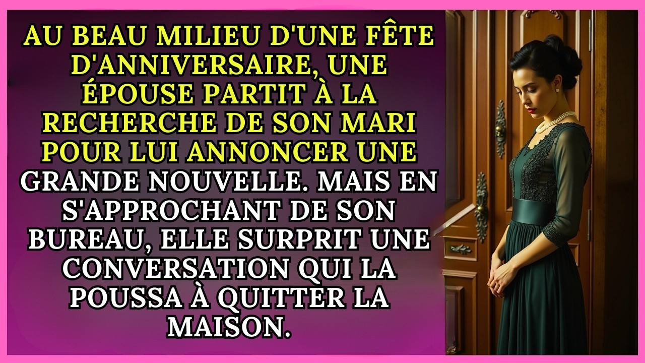 Elle surprend une conversation entre son mari et une femme&hellip; puis dispara&icirc;t. Son mari d&eacute;couvre enfin