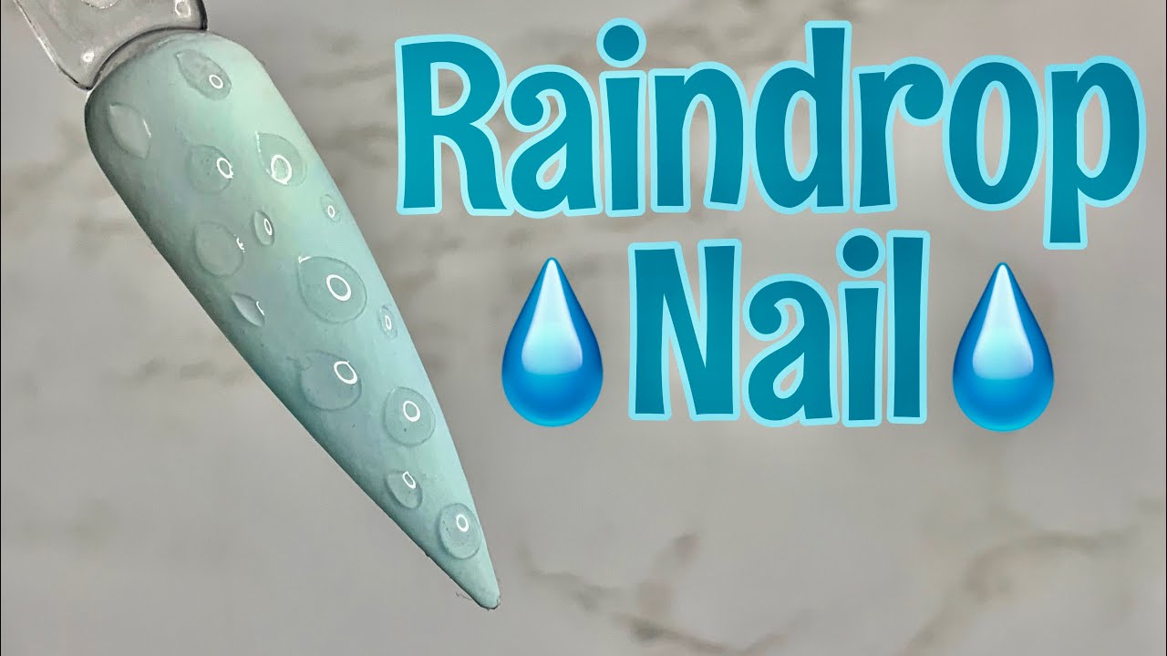 Raindrop Nails | Ombré With Gel Polish | How To | Textured Nail Art | Watch Me Work