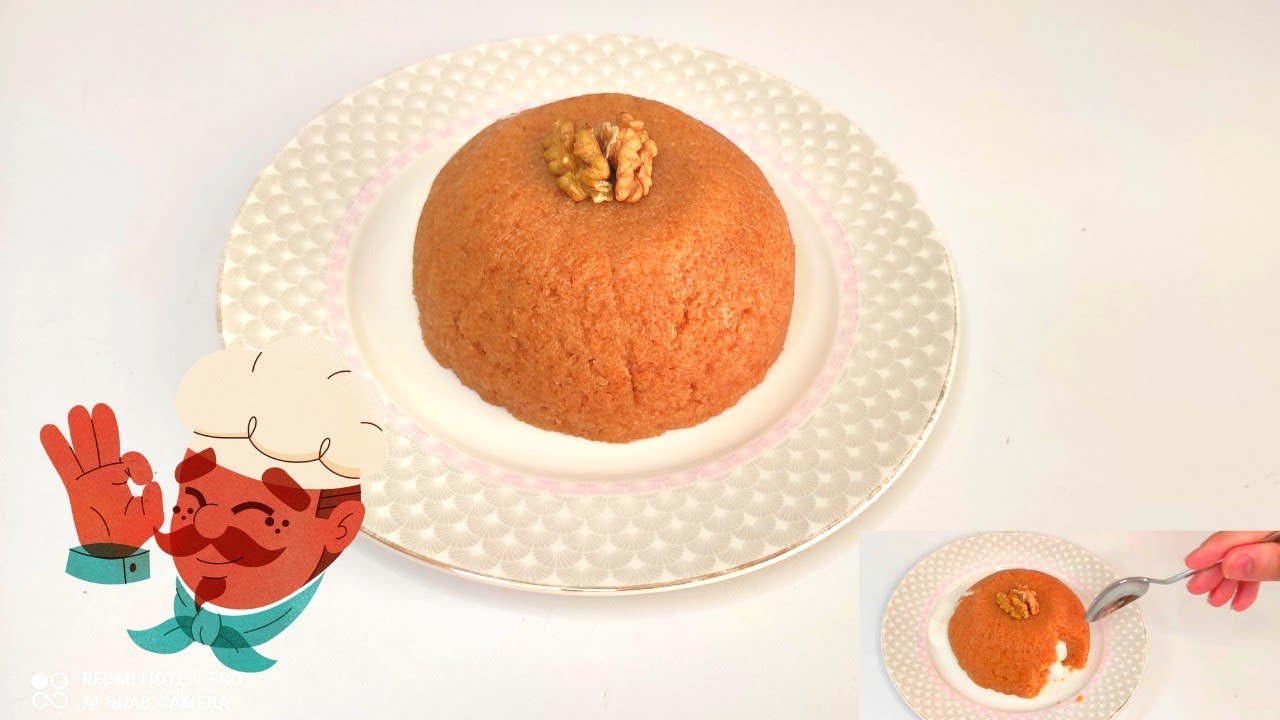 How To Make Turkish Semolina Dessert 😍 My Husband's Favorite Dessert #recipe#food