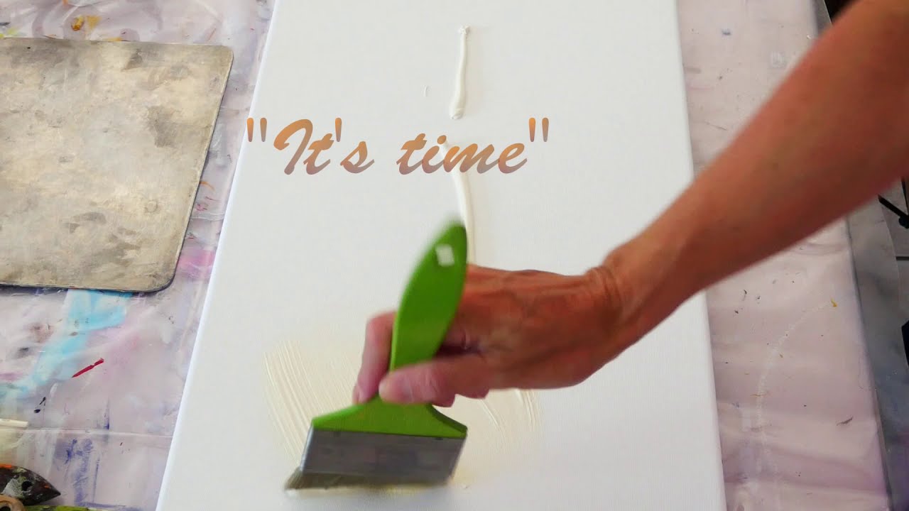 Abstract Painting demo/ Demonstration peinture abstraite /Acrylics/Acrylique