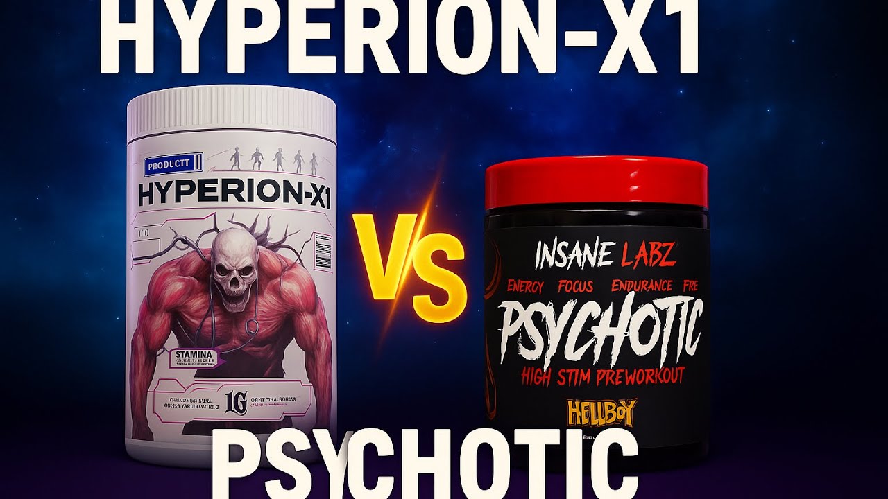 💥 TEST PREWORKOUTŮ &ndash; PSYCHOTIC vs. HYPERION X1 (Veiny Galaxy)! 💥 | PART 1 &ndash; PSYCHOTIC