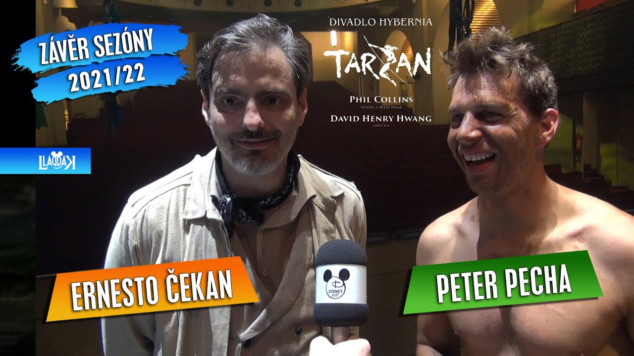 Ernesto Čekan a Peter Pecha 🌿 Muzikál TARZAN - Rozhovor | Divadlo Hybernia | červen 2022