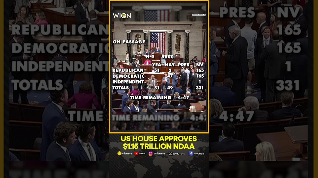 US House Passes $1.15 Trillion Defense Bill Amid Iran War | Pentagon Gets Historic Budget Boost