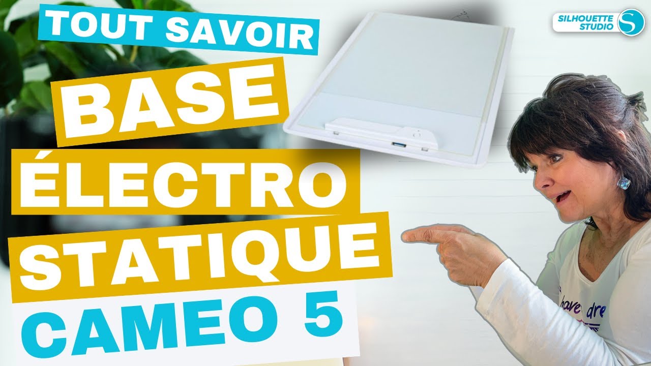 BASE & TAPIS ÉLECTROSTATIQUES CAMEO 5 / 5 PLUS de SILHOUETTE #silhouettefrance #silhouetteeurope