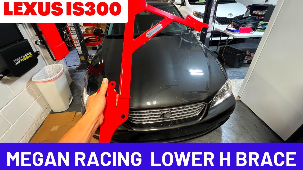 How to Install IS300 Megan Racing H Brace Front Lower Strut Bar
