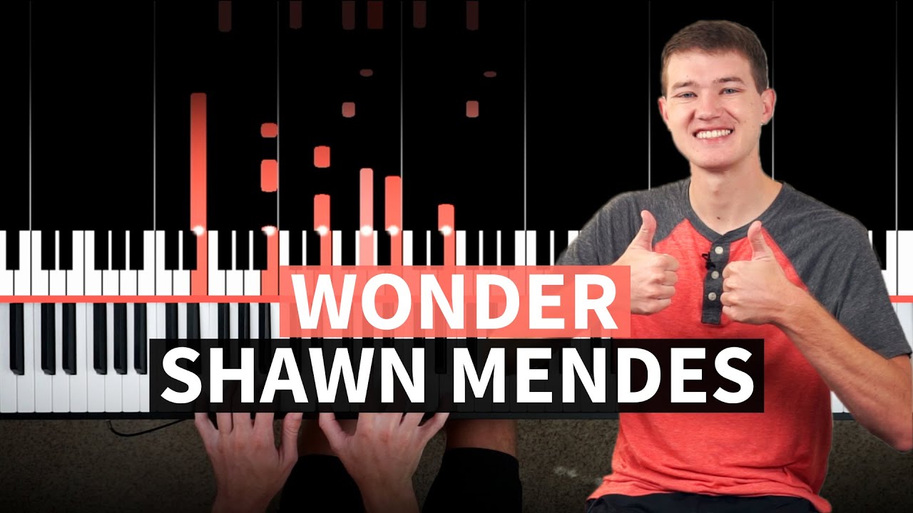 Wonder - Shawn Mendes - EASY PIANO TUTORIAL