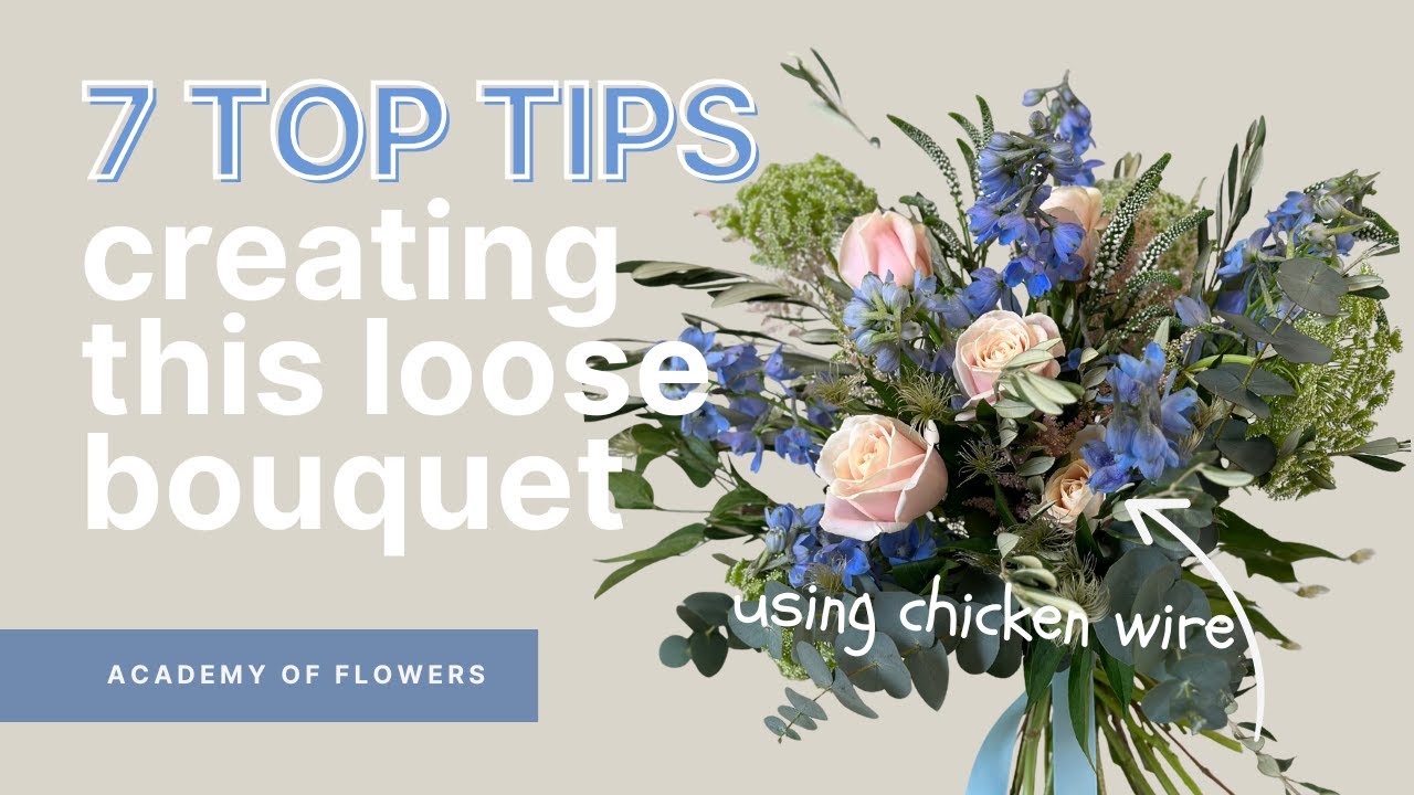 7 Reasons to Use Chicken Wire in Your Summer Wedding Bouquets | Florist Tips