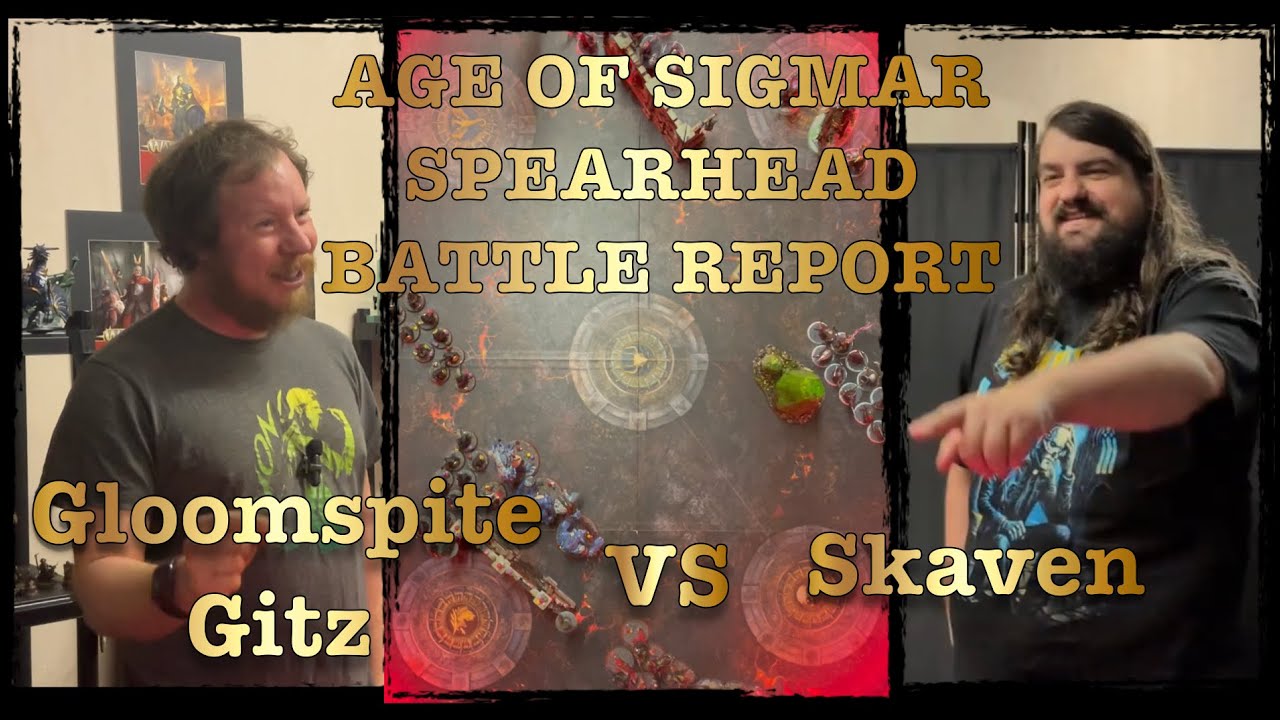 Age of Sigmar Spearhead Gloomspite Gitz vs Skaven Battle Report
