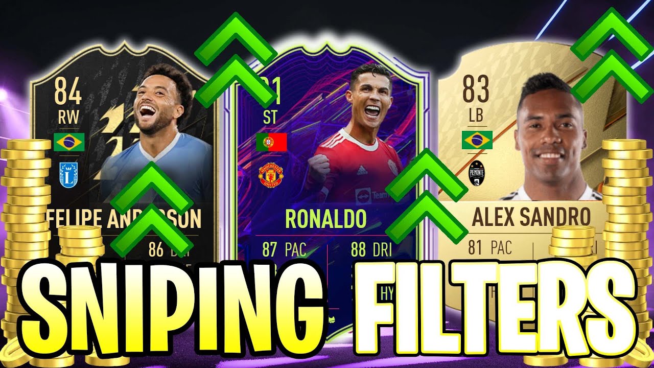 MAKE MILLIONS WITH THESE INSANE FIFA 22 SNIPING FILTERS!