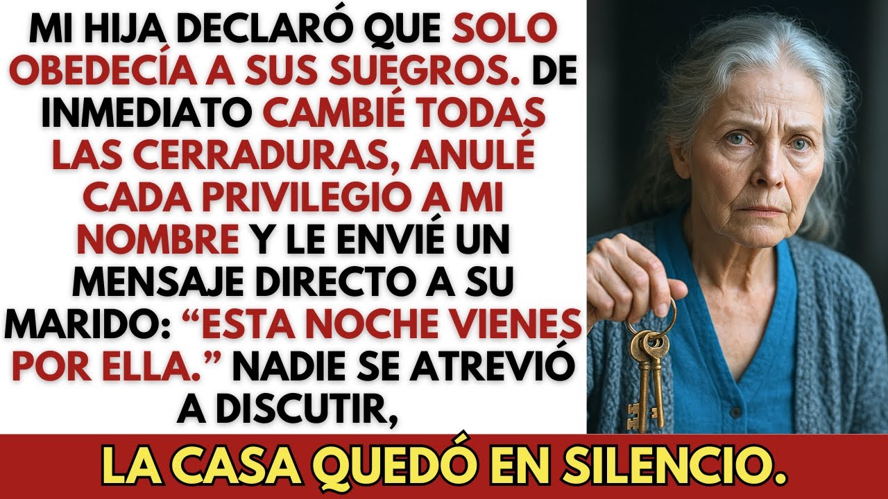 Mi Hija Dijo Que Solo Responde A Sus Suegros — Me Fui Con Todo Lo Mío | Historias Narradas