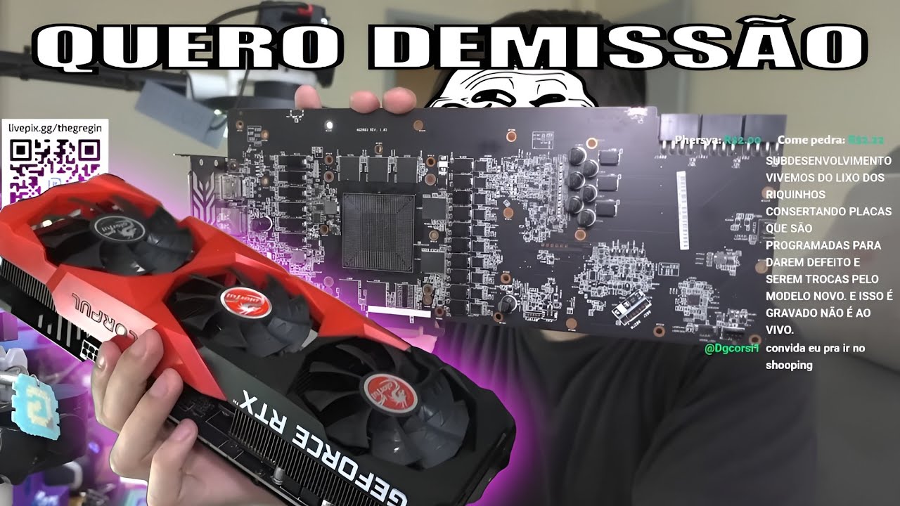 2 GPUS 1 TÉCNICO - RX 6900XT DESTRUÍDA e RTX 3070