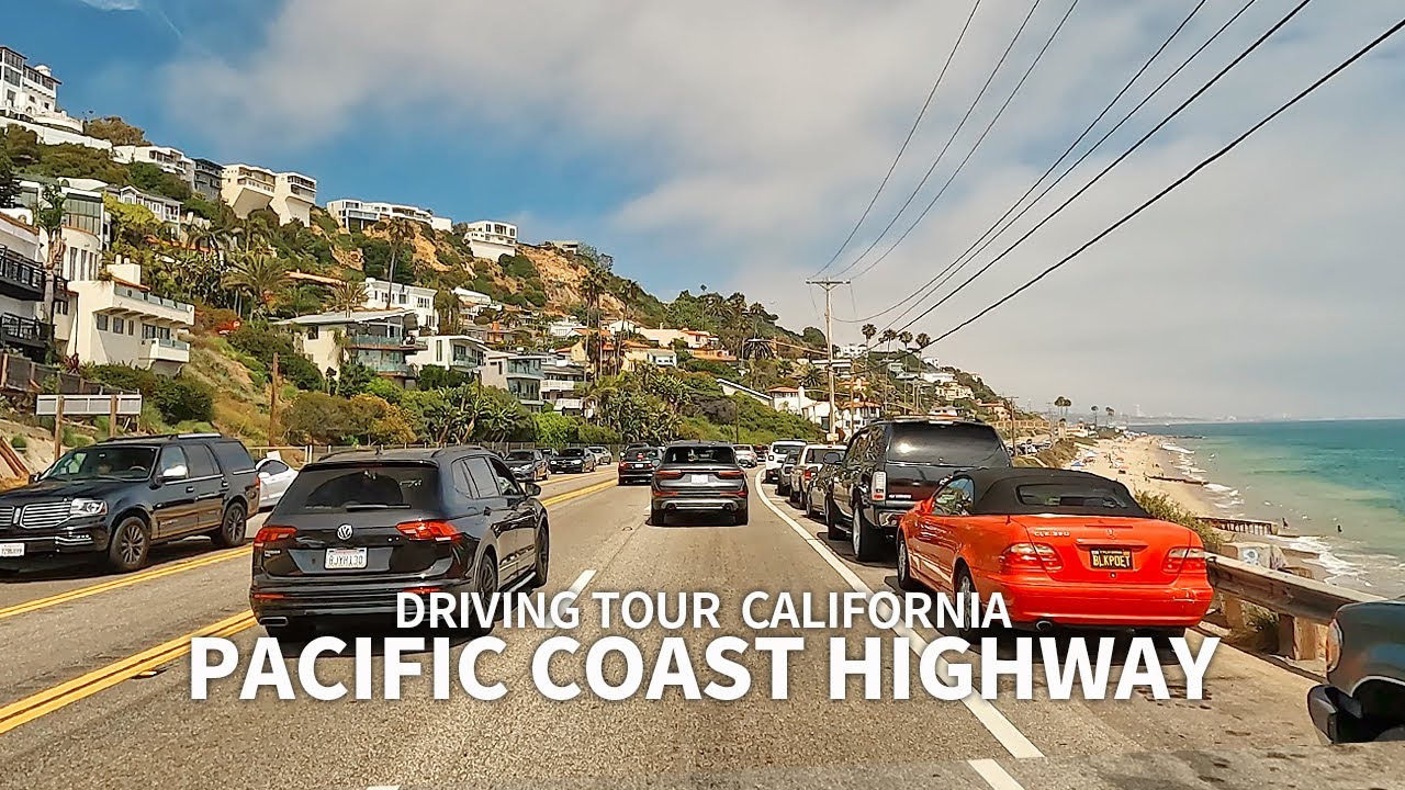 [Full Version] Driving California Ventura Boulevard, Topanga Canyon & Santa Monica Beach, 4K