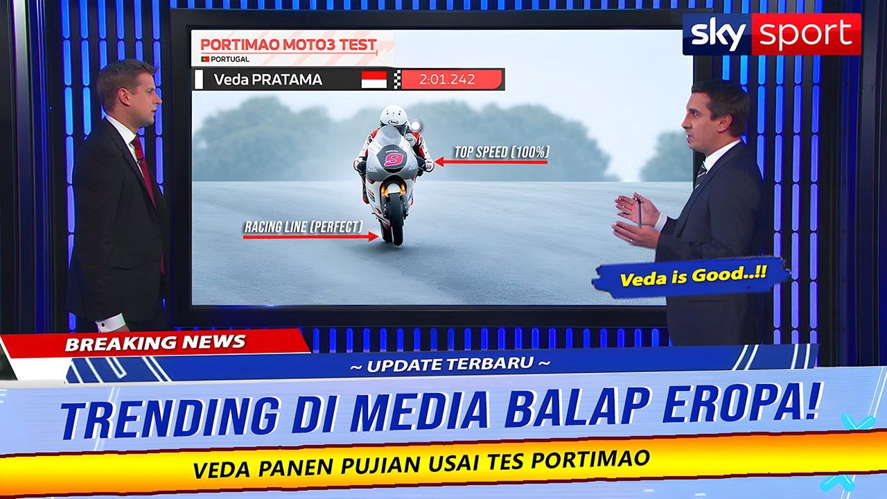 PORTIMAO GEMPAR! MEDIA BALAP EROPA AKUI PROGRES GILA VEDA JELANG MOTO3 2026