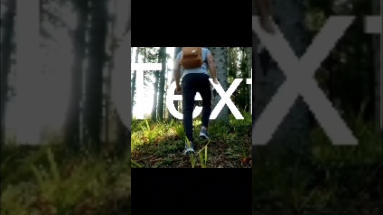 how to edit Text behind Video | Editing tutorials #editing #filmora #videoediting