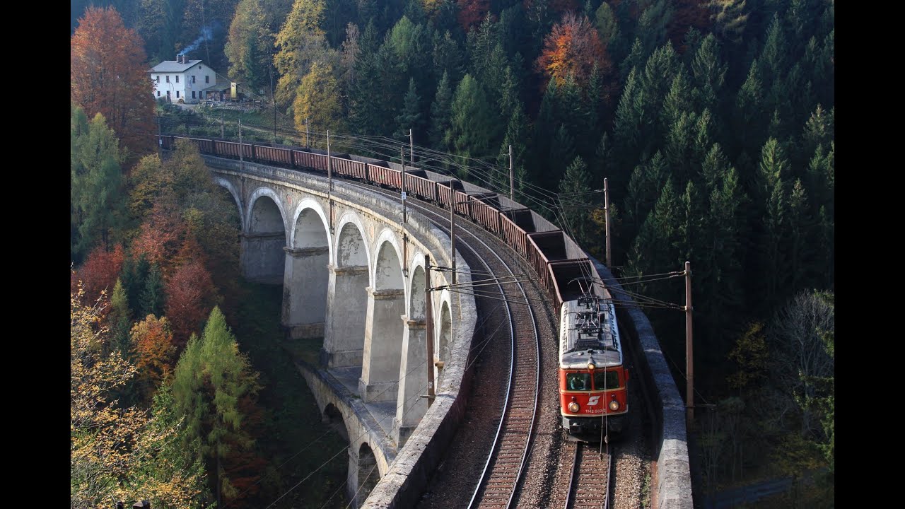Bahnverkehr am Semmering : Von der Krausel Klause zur Kalten Rinne und zurück am 25.10.12