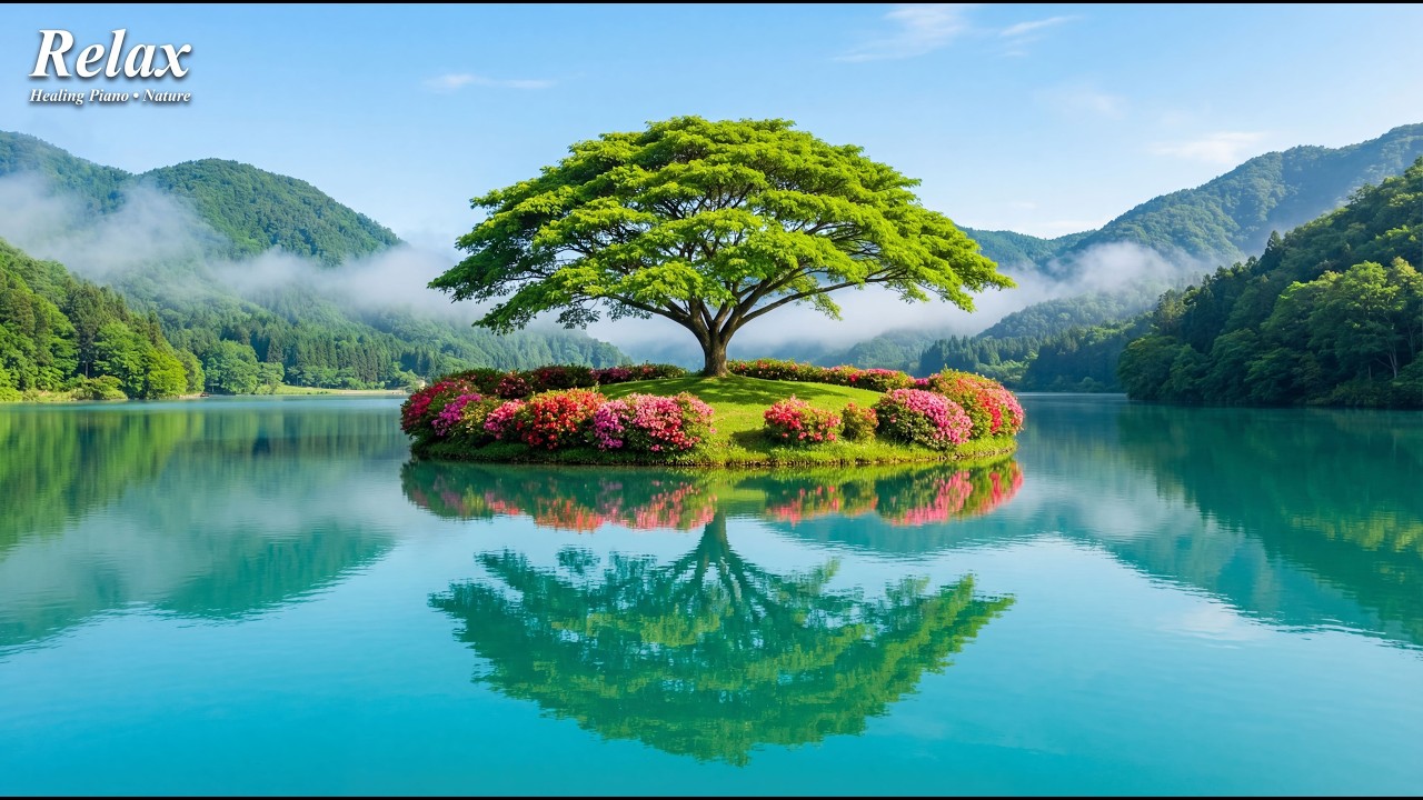 Spring Piano and Birdsong Renews Your Tired Soul - Blooming Nature for Deep Peace and Healing