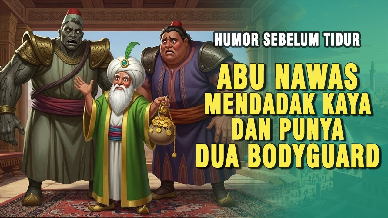 ABU NAWAS MENDADAK KAYA DAN PUNYA 2 BODYGUARD ANEH || KISAH LUCU PENGANTAR TIDUR